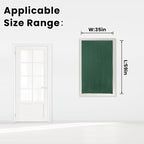 Blackout Curtains for Bedroom Stick On Curtains Window Shades Pull Down Blackout Window Cover No Drillng Self Adhesive Curtains No Rod Small Curtain, 35" W X 59" L, Dark Green, 1 Panel - Image 7
