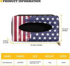 Biyejit American Flag Car Tissue Holder, Visor Napkins Box Holder, Tissue Dispenser for Decoration, Suitable for Most Cars - Image 7