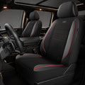 Skechers Air-Cooled Memory Foam Seat Covers,Thick Car Seat Covers,Leather Piping Car Seat Covers Front Seats,Airbag Compatible,Automotive Comfort Universal Fit Most Cars,Vans,Trucks,SUV,Red by Unknown