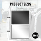 2PCS 41"x35" Waterproof Car Door Protectors as Window Tint Tools | Anti-Scratch Car Door Covers for Dogs with Long Tab,Universal Door Panel Cover Fits Car Detailing Specialist and Pet Owners - Image 2