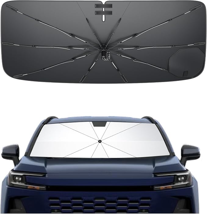 SXCY for 2026 Toyota RAV4 Windshield Umbrella Sunshade [Easier Foldable] | for 2026 Toyota RAV4 Accessories 2026 RAV4 Sunshade Umbrella 2026 RAV4 Windshield Umbrella Sun Shade by SXCY