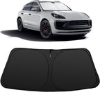 Windshield Sun Shade for 2014-2026 Porsche | Foldable, Full covered for windshield, Block UV Rays, Heat Reduction, Easy to install, Keeps Car Cooler by YYCKE