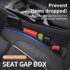 Car Seat Gap Filler, Seat Gap Organizer with Phone Holder, Car Seat Accessories, Car Organizer Fit Car SUV Truck-2PCS Gray - Image 4
