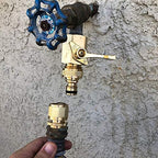 HQMPC Garden Hose Quick Connect Solid Brass Quick Connector 3/4 inch GHT (6 Sets) - Image 5