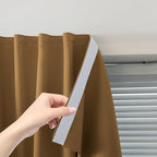 Self Adhesive Curtains, Stick Curtain Blackout Shades Window Cover Curtains for Living Room No Drilling, 47" W X 96" L, Brown, 1 Panel by Sovtfides