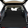 F-color SUV Cargo Liner for Dogs - Waterproof Dog Car Cover for SUV | Trunk Cover with Bumper Flap Protector, Low-Profile Padded Cargo Cover Prevents Scratches Pet Hair Mud Dirt for Mid-Size SUV by F-color