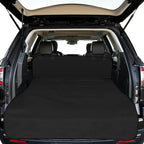 F-color SUV Cargo Liner for Dogs - Waterproof Dog Car Cover for SUV | Trunk Cover with Bumper Flap Protector, Low-Profile Padded Cargo Cover Prevents Scratches Pet Hair Mud Dirt for Mid-Size SUV by F-color