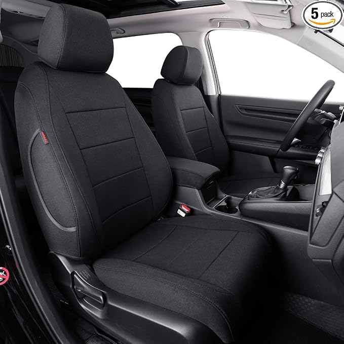 coverdream Custom Seat Covers Compatible with Select Honda CRV 2015 2016 Models (Black,Full Set) by Coverdream