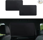 XCBYT Blackout Magnetic Car Window Shades for Rear Windows, 2 Pack | UV & Heat Protection, Magnetic Sun Shades for Baby Sleep, Privacy Nursing Covers, Fits steel frames only, measure first by XCBYT