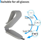 Yuoyar 2 Packs Magnetic Sunglass Holder for Car Visor (Grey) | Magnetic Interior Car Accessories - Image 5