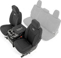 Rough Country Neoprene Front Seat Covers for Chevy Silverado & GMC Sierra 1500 (2019-2026) - Waterproof & UV Resistant, Foam Padded, Front Row Cover Set by RoughCountry