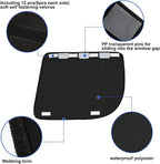 2 Pcs Car Door Protector for Dogs Waterproof Anti Scratch Pet Car Door Cover Protector Vehicle Door Guards Fits Sedans and SUVs Pet Travel （2 Pack） (Black) - Image 3