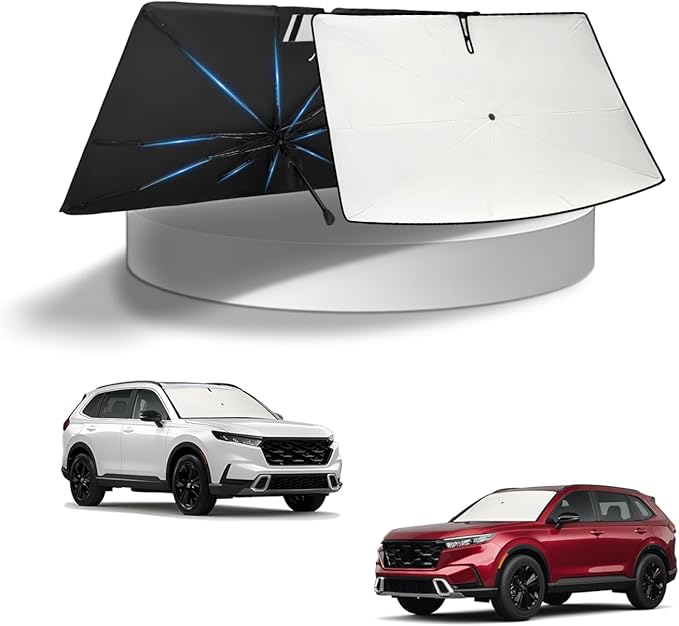 KUST Sun Shade Umbrella for 2023-2026 Honda CRV CR-V CR V | Custom Fit Windshield Sunshade | Foldable Sunshade with Bendable Handle | Blocks Heat & UV Scratch Resistant Keep Your Car Cool Sunshield by KUST