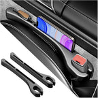 Stacool [2026 Upgrade] 2PCS Car Seat Gap Filler with Phone Holder,Multi-Function Car Side Seat Gap Filler for Prevent Items Falling,Universal Car Seat Organizer Car Accessories Interior (Black) by Unknown