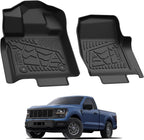 LASFIT Mats for Ford F150 2015-2026 Regular Cab, Carpet Floor, Bucket Seat | Custom Fit All Weather Portector TPE Waterproof Truck Liners for Ford F150 Standard Cab, Durable Easy Clean Anti-Slip - Image 9