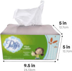 Carrotez Tissue Box Cover, [Refined] Modern PU Leather Rectangular Tissue Box Holder - Decorative Holder/Organizer for Bathroom Vanity Countertop, Night Stands, Office Desk 9.5"X5"X5" - Lavender - Image 5