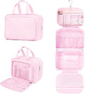 Kids Travel Organizer, Portable Storage Bag for Toys, Snacks, & Activities, Travel Waterproof Organizer Bags with Hook & Carry Handle, Multi-Compartment (Pink) by Unknown