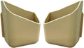 YoRise 2PCS Car Seat Side Pocket Organizer, A-Pillar Sunglass Holder, Stick-On Small Item Automotive Storage Box, Car Seat Gap Filler Organizer for Card, Cigarette, Phone, Registration (Beige) by Unknown
