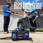 Westinghouse ePX3100v Electric Pressure Washer, 2100 Max PSI 1.76 Max GPM, Built-in Carry Handle, Detachable Foam Cannon, Pro-Style Steel Wand, 3-Nozzle Set, for Cars/Fences/Driveways/Home/Patios - Image 2