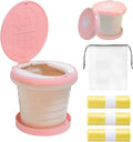 SunnySmile,Travel Potty,Car Potty for Toddler,Portable Toilet for Kids | Portable Toilet for Kids with 45 Liners,for Toddler Travel, Camping, Foldable, Indoor/Outdoor Use by SunnySmile