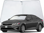 CLIM ART Windshield Sun Shade for Kia Optima 2016-2020, Custom-Fit Foldable Car Sunshade, Vehicle Sun Protector, Front Auto Windshield Cover, Car Accessories - WS3016 by CLIMART