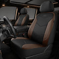 Skechers Memory Foam Seat Covers,Leather Car Seat Covers, Ultimate Comfort & Support Front Seat Covers Airbag Compatible, Automotive Universal Fit Most for SUVs, Vans, Sedans, Cars, Trucks,Brown by Unknown