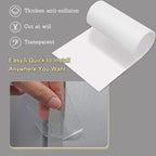 Anti Cat Scratch Furniture Protector (17.3" x 118") Single Sided | Thicken Vinyl Transparent Cat Anti Scratch Tape Flexible Couch Protector from Cat Claw Sticky Paws for Sofa, Door, Wall, Bed - Image 3
