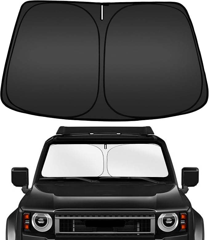ARISMOTOR Windshield Sun Shade for Toyota Land Cruiser 2024-2026 2027 | Custom Fit, Foldable, Front Window Sunshade Sun Visor Protector, Block UV Rays, Keep Car Cooler by ARISMOTOR