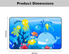 Magnetic Car Window Shade for Baby, Cartoon Pattern Automotive Side Window Blackout Curtain, Vehicle Sun Shade UV Privacy Protection Heat Blocking Cover, Universal Fit (Undersea) - Image 2