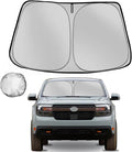 Windshield Sun Shade for 2022 2023 2024 2025 2026 Ford Maverick | Foldable Sun Sunshade for Car Front Window Blocks UV Rays and Heat Automotive Interior Protector Custom Fit Accessories by Fonowka
