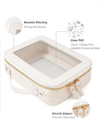 Travel Clear Makeup Bag Set, TSA Approved Cosmetic Bag Case with Zipper Portable Makeup Pouch Toiletry Bag Traveling Cosmetic Organizer Storage Bag Car Organizer Car Essentials - Image 6