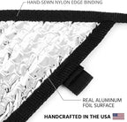 Custom Fit Car Side Window Sunshade for 2015 2016 2017 2018 2019 2020 Cadillac Escalade - Set of 4 Front and Rear Sun Shades, Reflective UV Heat Shield, Real Aluminum Foil - Image 9