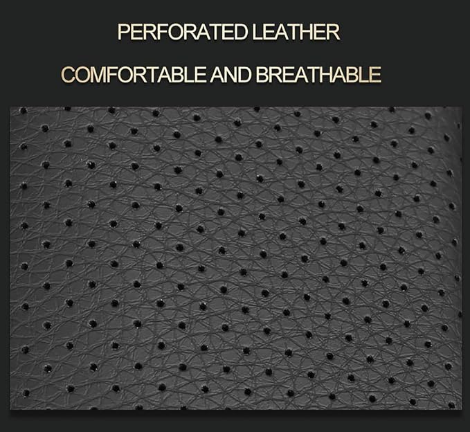 EKR Corolla Seat Covers Custom Fit for Toyota Corolla 2014 2015 2016 2017 2018 2019 S/SE Sedan,Full Set Leather Car Seat Cover for Cars-Faux Leather(Black/Gray) - Image 5