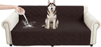 100% Waterproof Washable Dog Blanket，Chocolate+Coffee 52"x82" | ,7-Layer Reversible Couch Covers for Dogs Met for Sofa Furniture Car Camping by Unknown