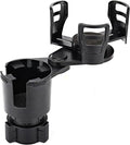 Universal 2 in 1 Car Cup Holder Expander with Adjustable Base, Fits Most Bottles by TSAKBAM