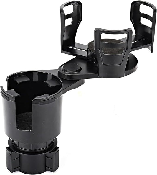 Universal 2 in 1 Car Cup Holder Expander with Adjustable Base, Fits Most Bottles by TSAKBAM