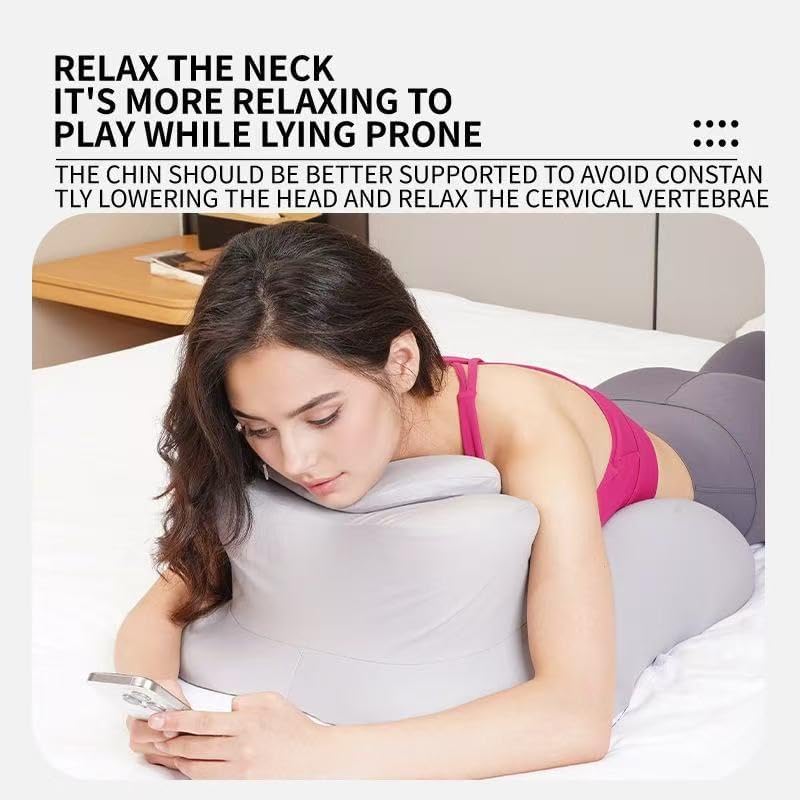 Ergonomic Memory Foam Wedge Pillow for Intimacy and Comfort Multi Purpose Body Support for Couples Pregnancy and Sleeping Positions Hypoallergenic Cover（A Luxurious Gift for his Wife-Black） - Image 7