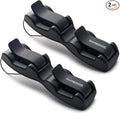 SUPERIOR ESSENTIALS Sunglass Holder for Car Visor Clip - Sun-Glasses Holder and Ticket Card Clips - Car Visor Accessories - Luxury Eyeglass Car Mount (Pack 2) by SUPERIORESSENTIALS