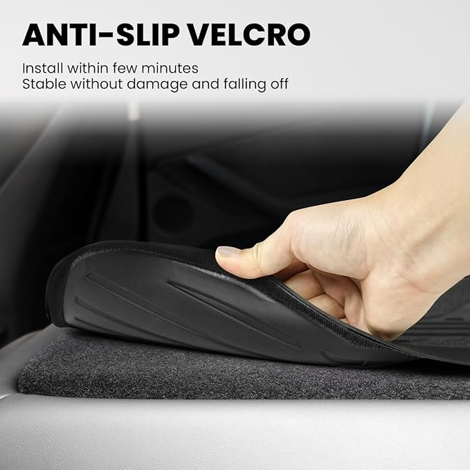 LASFIT Rear Seat Back Protector for Honda CRV 2012-2016 | All Weather TPE Pet Friendly Custom Fit CR-V Second Row Back Seat Cover Backseat Mat Liner Accessories, Black - Image 8