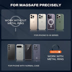 APPS2Car Magnetic Cup Holder Phone Holder -Designed for iPhone MagSafe Case - [Not Charging] (Gray-MagSafe) - Image 7