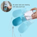 Cibaabo Dog Water Bottle Portable with Food Container & Filter for Travel | Feeding & Hydration | Travel Puppy Water Bowl | Portable Pet Dispenser | Girl Dog Accessories | for Hiking Camping Beach - Image 5