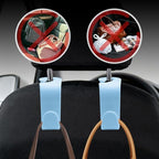4PCS Car Seat Headrest Hooks, Purse Hook for Car | Car Headrest Hidden Hook, Car Interior Accessories Multi-Use Portable Headrest Organizer Holder for Purse Handbag Coats - Image 5
