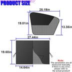 4PCS Magnetic Car Window Sun Shade, Block Light & Privacy Protection Curtains, Universal Vehicle Side Window Cover for Camping, Breastfeeding, Taking a Nap, Changing Clothes(AB) - Image 2