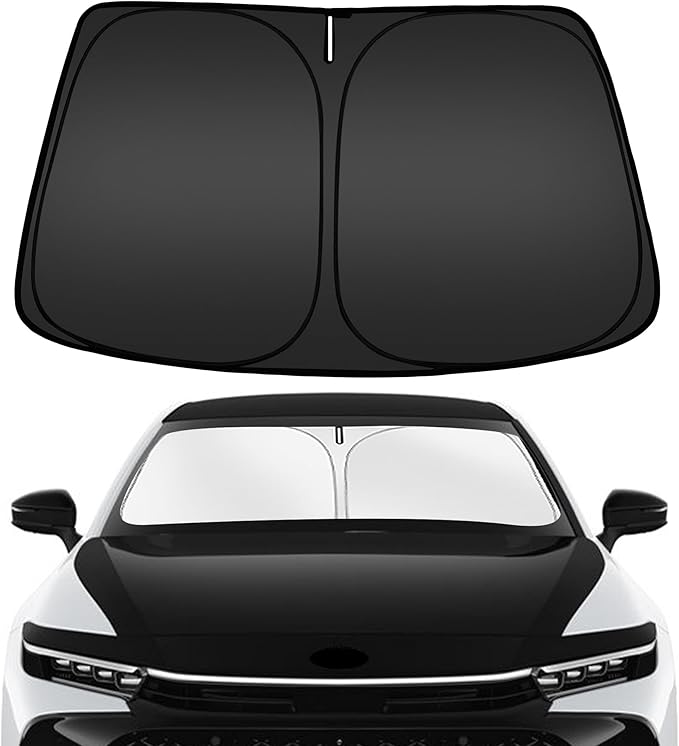 ARISMOTOR Windshield Sun Shade for Toyota Crown 2023-2026 | Crown Signia 2025-2026, Custom Fit, Foldable, Front Window Sunshade Sun Visor Protector, Block UV Rays, Keep Car Cooler by ARISMOTOR