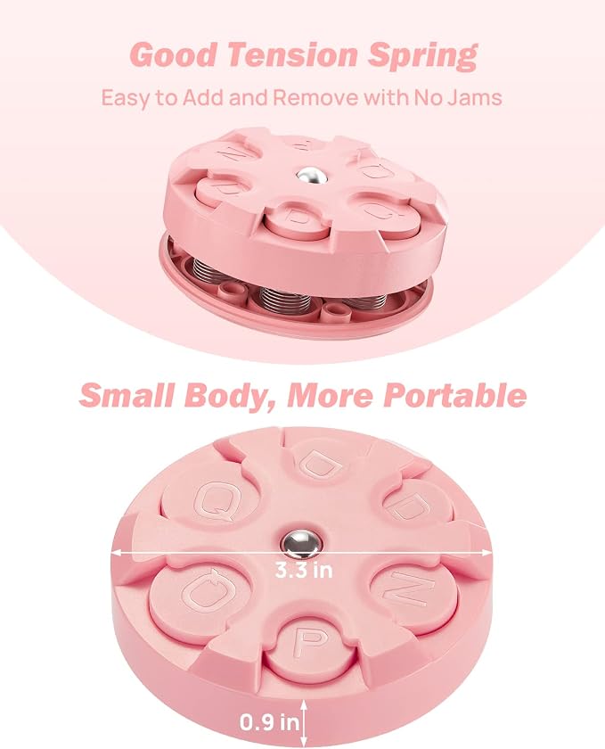 JOYTUTUS Coin Holder, Portable Coin Change Organizer, Universal Coin Storage Coin Holder for Car, Wallets, Pockets (Pink) - Image 3