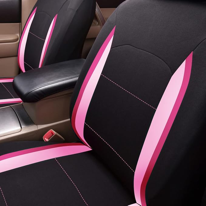 Flying Banner Car Seat Covers Front Seats Rear Bench Polyester car seat Protectors Easy installations Rear Bench Split Classic Man Lady Truck - Image 4