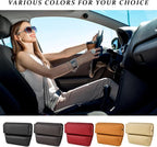 Kewucn Car Seat Gap Organizer, Adjustable Leather Front Seat Gap Filler Storage Box, Multifunctional Auto Console Side Pocket Organizer for Phone Glasses Key Card, Car Accessories (Red) - Image 6