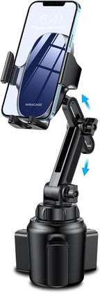 miracase Universal Cup Phone Holder for Car, [Upgraded Version] Adjustable Long Neck Car Cup Holder Phone Mount Cradle Friendly Compatible with iPhone Samsung Google and All Smartphones, Blue by Miracase