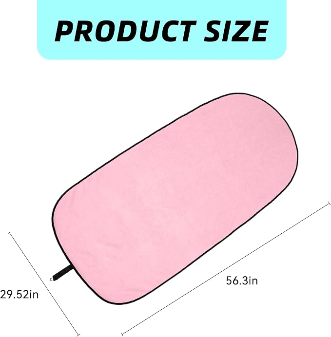 Waterproof Towel Car Seat Cover, Sweatproof Non Slip Towel Carseat Cover, Machine Washable Vehicle Bucket Frontseat Protector Accessories, Universal for SUV, Sedan, Truck (Pink) - Image 3