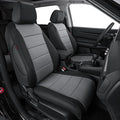 coverdream Custom Seat Covers for 2015-2016 Honda CR-V,Premium Faux Leather Car Seat Cover Set,Full Set Waterproof SUV Seat Protector,Armrest Covers Included (Black/Gray) by Coverdream